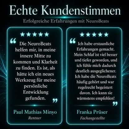 NeuroBeats Flowstate: Stress reduzieren, klarer denken und innere Balance finden – spürbar entspannter nach nur 7 Minuten.